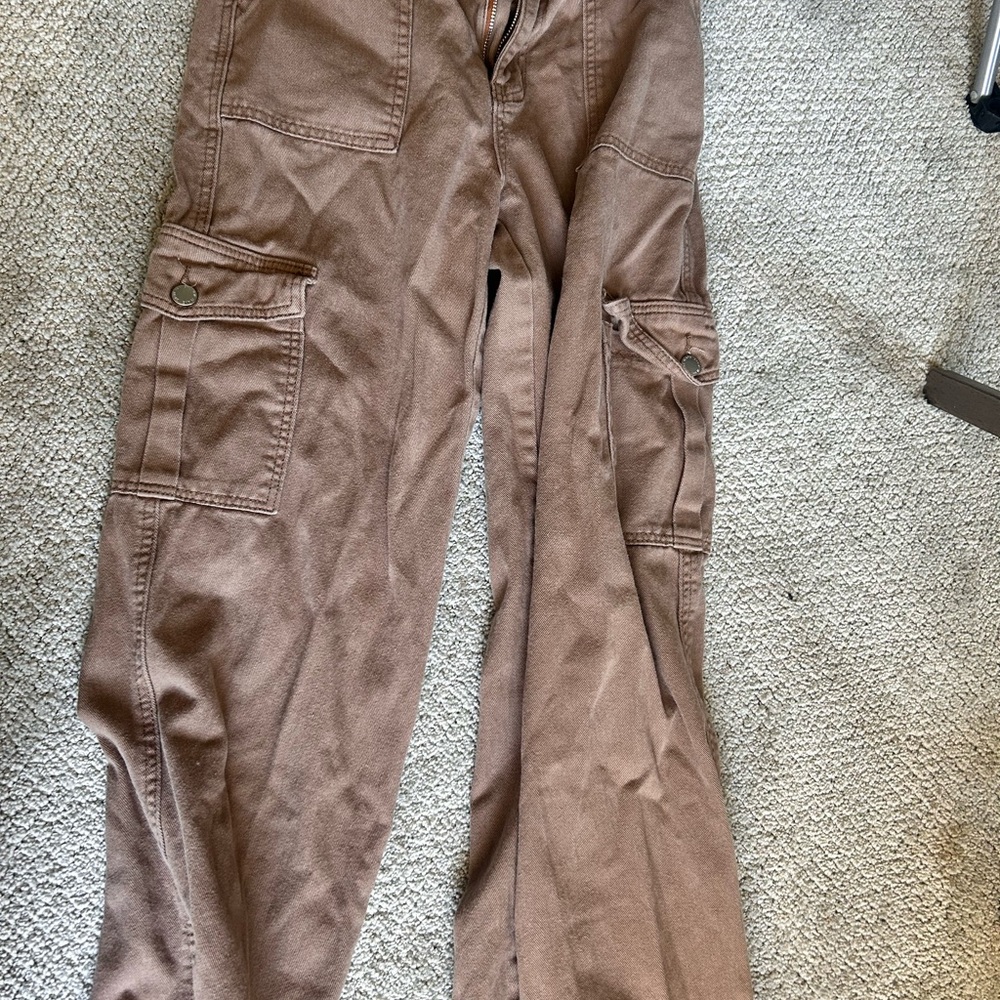 SHEIN Tan Casual Pants
